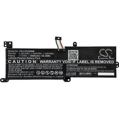 Cameron Sino Батерия за лаптоп LENOVO 130-14AST, IdeaPad 320-15AST, Ideapad 320-17IKB L16C2PB1 LiPo 7.5V 3900mAh CAMERON SINO (CS-LVT320NB)