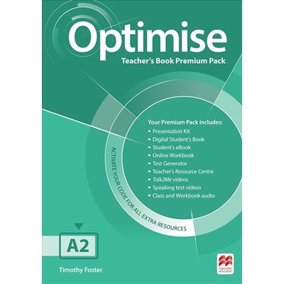 Optimise A2 Teacher's Book Premium Pack