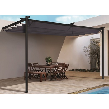 Garden Point Антрацитен навес за тераса Santana 4x4m Garden Point (GAP863)