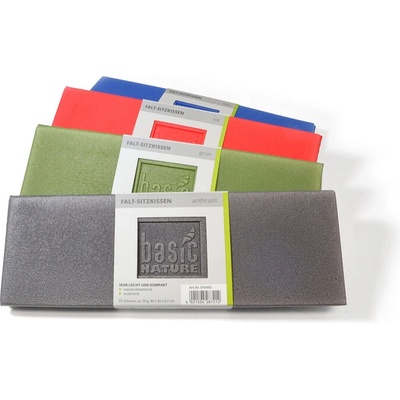 BasicNature Сгъваема възглавница за седалка антрацит (810482)