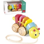 Goula Дървена играчка за дърпане Goula - Гъсеница (53454)