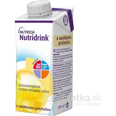Nutridrink s vanilkovou príchuťou 200 ml