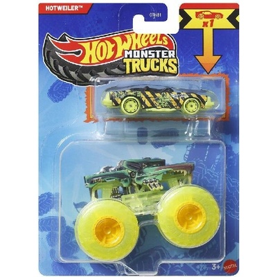 mattel Hot Wheels Monster trucks Hotweiler s angličákem JCG33 HW 1:64