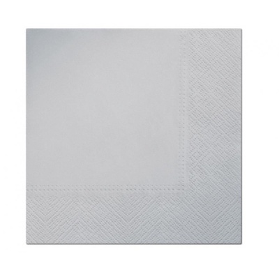 PAW Хартиени салфетки сребърни 33 x 33 см