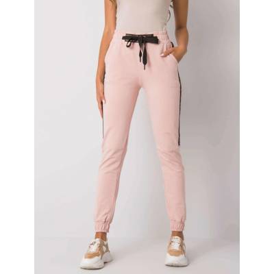 Relevance tepláky s kamínkovou aplikací giulia rv-dr-6891.54-powder pink
