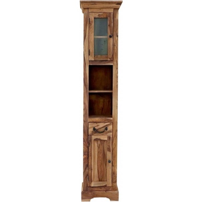indickynabytek.cz - Skříňka do koupelny Jali 40x190x35 z indického masivu palisandr / sheesham