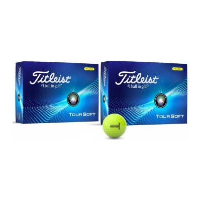 Titleist Tour Soft Double Dozen žluté 24 ks