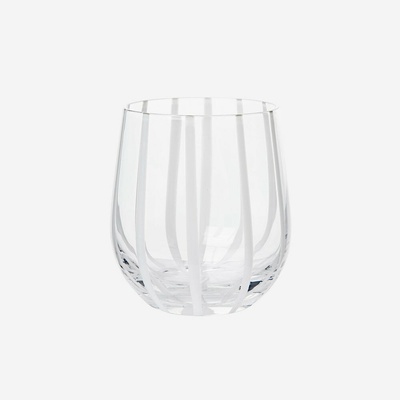 Broste Copenhagen Poháre Stripe s prúžkami menšie 350 ml