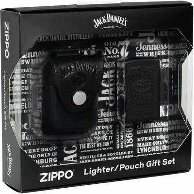 Zippo Sada púzdro + zapaľovač Jack Daniels