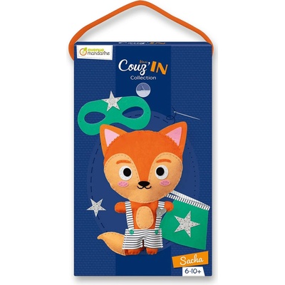 Avenue Mandarine Kreativní sada Dětské šití liška Sacha – Zboží Mobilmania