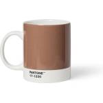 Pantone Светлокафява керамична чаша 375 ml Mocha Mousse 17-1230 - Pantone (101032025)