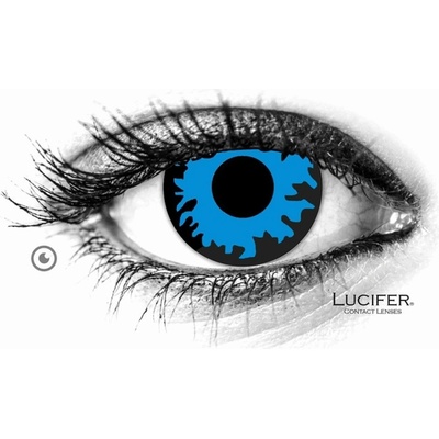 Lucifer Crazy šošovky - nedioptrické - BLUE FLAME 2 šošovky