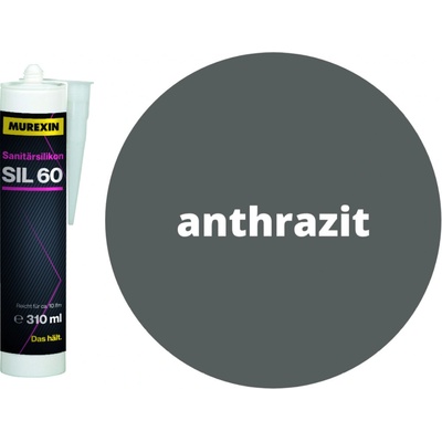 Murexin SIL 60 Sanitárny silikón 310 g anthrazit