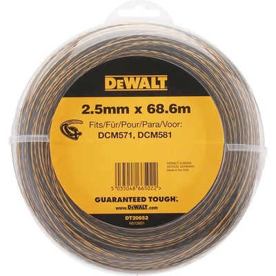 DEWALT Корда за тример DeWALT DT20652-QZ - 2.5 mm, 68.6 m (DT20652-QZ)