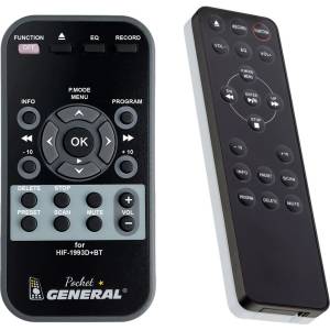 GENERAL Roadstar hif-1993d+bt - дистанционно управление дубликат (hif-1993d+bt) Дистанционно