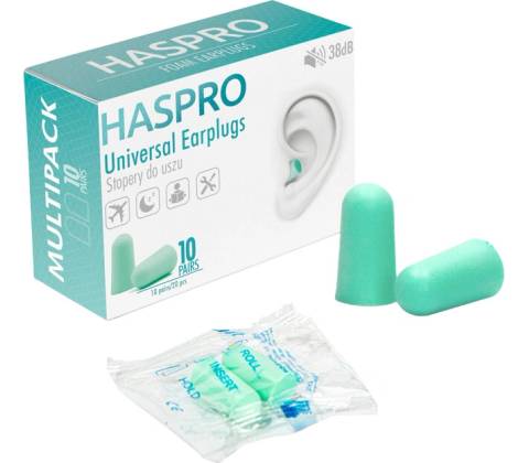 HASPRO MULTI10 štuple do uší, mentolové