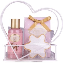 ACCENTRA Romantic Dreams Sprchový gél 100 ml + soľ do kúpeľa 100 g + fizzer 30 g