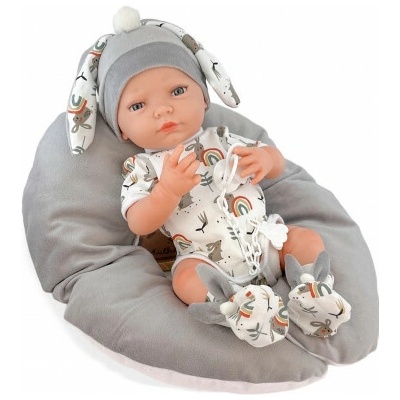 Berjuan Newborn Special Boutique Doll s príslušenstvom 45cm chlapček