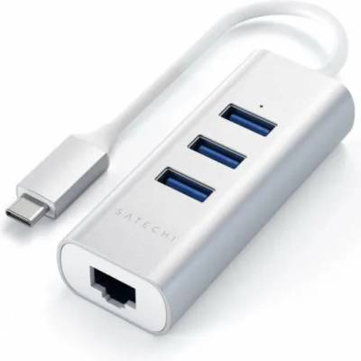 Aluminium Type-C Hub Silver (STTC2N1USB31AS)