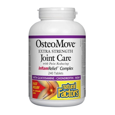Natural Factors OsteoMove® Joint Care/ ОстеоМуув® Грижа за ставите x 240 таблетки (26841 NF)