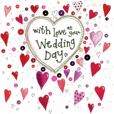 Přání s obálkou - Wedding Hearts - Alex Clark