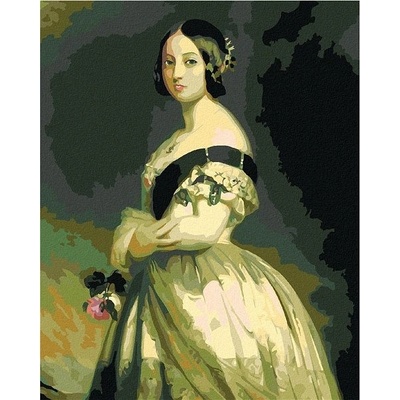 zuty Malování Podle Čísel Královna Viktorie F. x . Winterhalter 80 x 100 Cm Plátno Rám