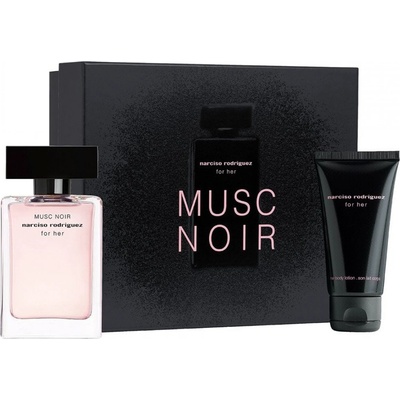 Narciso Rodriguez For Her Musc Noir EDP 50 ml + telové mlieko 50 ml darčeková sada