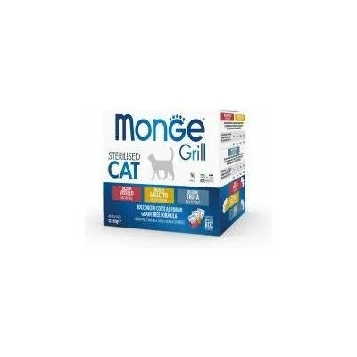 Monge Cat Grill králík / jehně 12 x 85 g