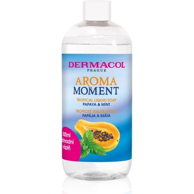 Dermacol Aroma Moment Papaya & Mint течен сапун за ръце пълнител 500ml