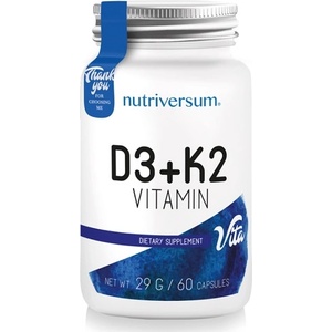 Nutriversum Vita D3 + K2, 60 Capsules