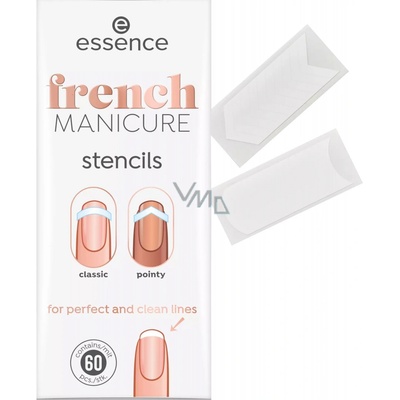 Essence French Manicure Stencils 01 French Tips & Tricks 60 ks