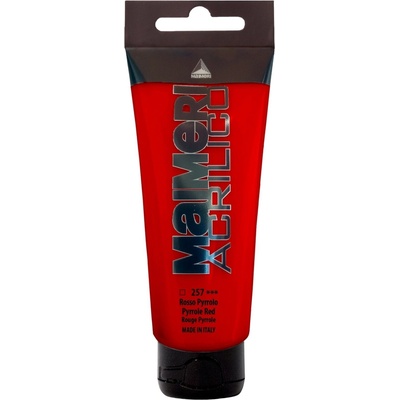 Maimeri Acrilico АКРИЛНА боя Pyrrole Red 257 200 ml 1 бр (M0924257)