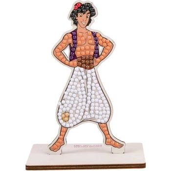 Craft Buddy Комплект за диамантена бродерия, Craft Buddy, Crystal Art Buddies, Аладин, 7 части