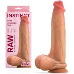  Реалистично силиконово дилдо с двуслойна мекота, 17, 8см. - Raw Instinct Dildo (5575-01LOLA)