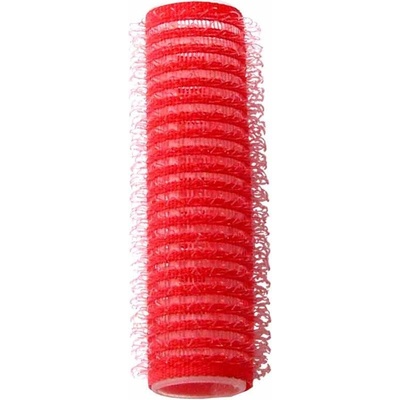 Natáčky na vlasy Duko Velcro pr.15 mm, 6 ks - samodržiace, červené (15/8A)