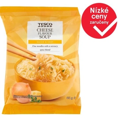 Tesco Instantní nudlová polévka se sýrovou příchutí 65 g