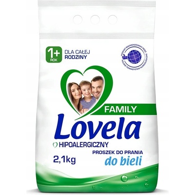 Lovela Family Prací prášek na bílé prádlo 2,1 kg