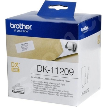 Brother 29mm x 62mm, bílá, DK11209