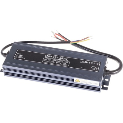 LED zdroj SLIM 12V 300W IP67