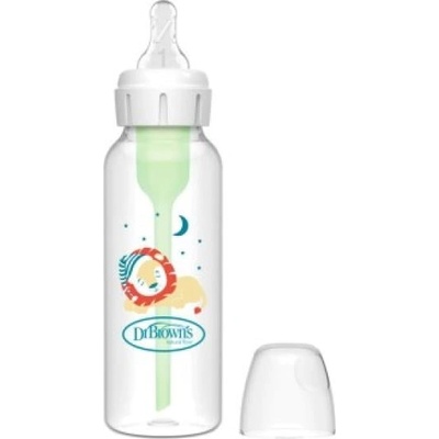 Бебешка антиколикова бутилка Dr. Brown’s Options+ 250ml LION BPA FREE (SB81105) (IP4819)