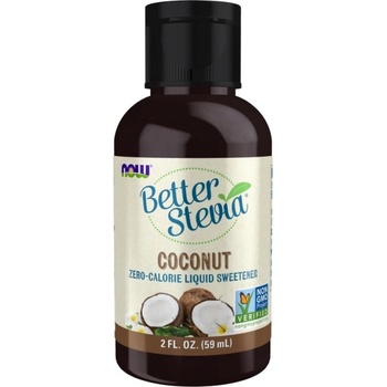 NOW Better Stevia Liquid | Different Flavors [59 мл] Кокос