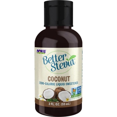 NOW Better Stevia Liquid | Different Flavors [59 мл] Кокос