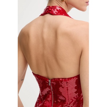 Bardot Рокля Bardot в червено къса разкроена 59857DB2 (59857DB2)