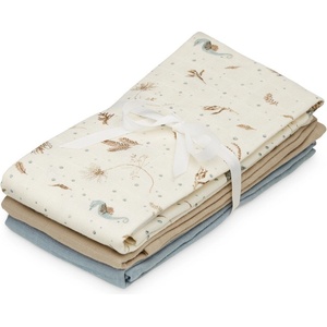 Cam Cam Copenhagen Светложълти пелени от органичен памук 3 бр. 70x70 cm Sea Garden - Cam Cam Copenhagen (503-P89-000-WW)