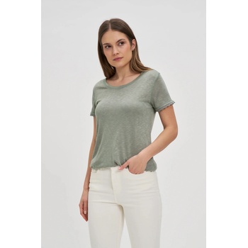 Moodo Блуза с къс ръкав в маслинено Moodo Moodo | Zelen | ЖЕНИ | XXL