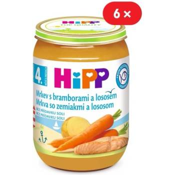 HiPP Karotka so zemiakmi a lososom 6 x 190 g