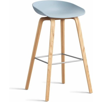 Hay AAS 32 High lacquered oak veneer / slate blue