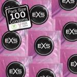 EXS Condoms 100 бр. Презервативи с аромат на дъвка EXS Bubblegum - kondomi