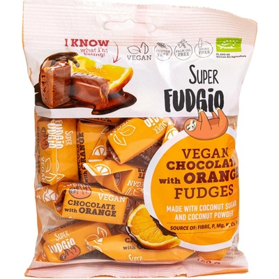 Superfudgio Karamely pomeranč čokoláda vegan BIO 150 g