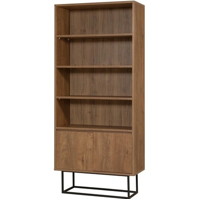 Knižnica Rea Black and Walnut
